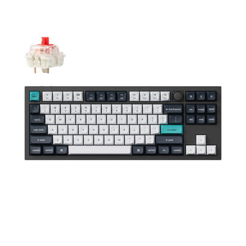 Keychron Q3 Max (Q3M-M1) Wireless Custom Mechanical Keyboard (Black - Red Switch)