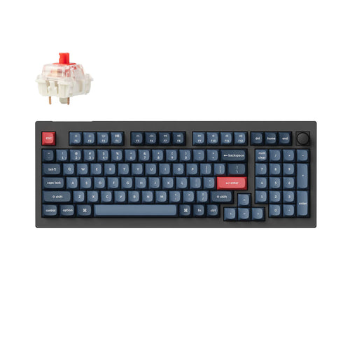 Keychron V5 Max (V5M-D1) Wireless Custom Mechanical Keyboard (Red Switch)