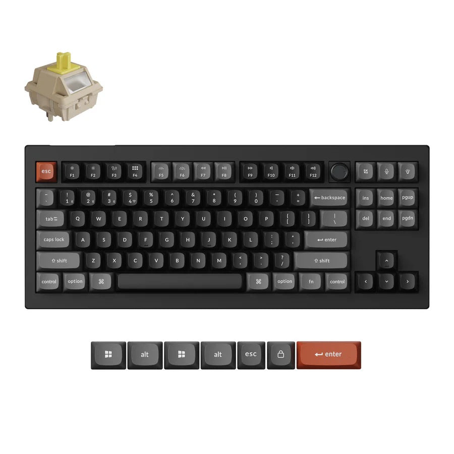 Keychron V3 Ultra 8K (V3U-D4) Wireless Custom Mechanical Keyboard (Ban ...