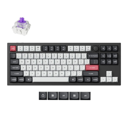 Keychron Q3 HE Wireless Magnetic Switch Custom Keyboard (Q3H-M1 Black)