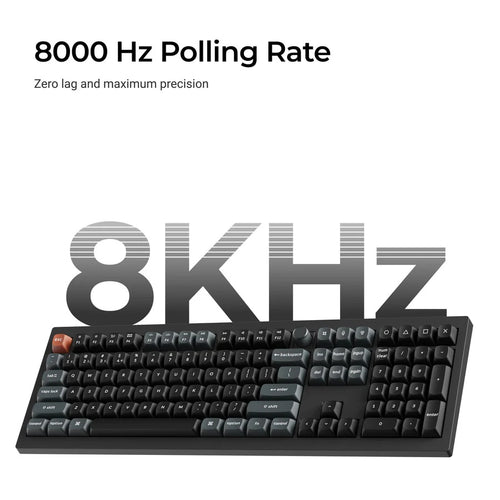 Keychron V6 Ultra 8K (V6U-D4) Wireless Custom Mechanical Keyboard (Banana Switch)