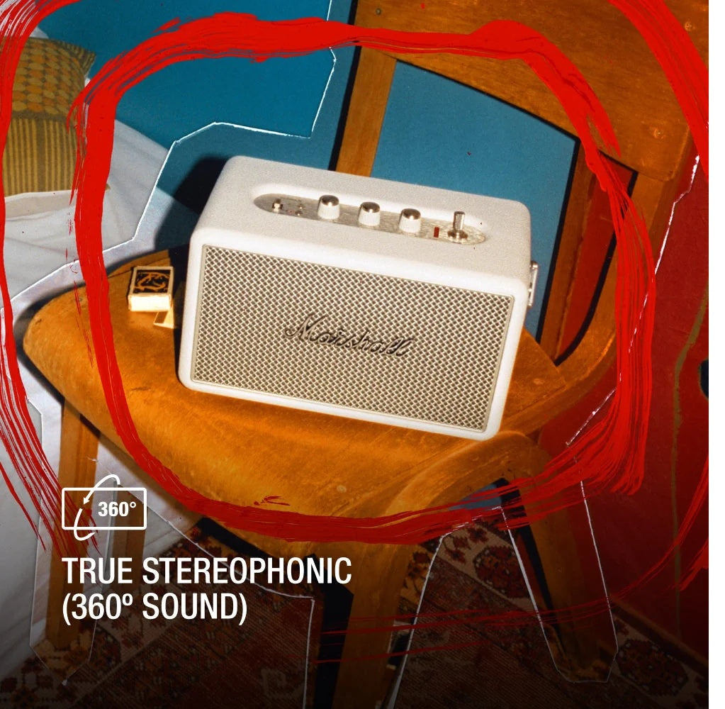 Marshall Kilburn III Bluetooth Speaker - Cream