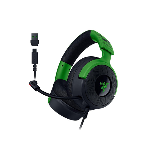 Razer Kraken V4 X - Wired Gaming Headset - Minecraft Edition