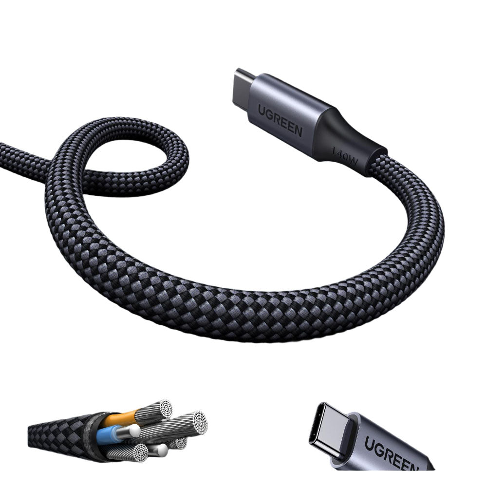 Ugreen L533 75733 USB-C to USB-C 140W Cable 1-to-2 Cable (2M)