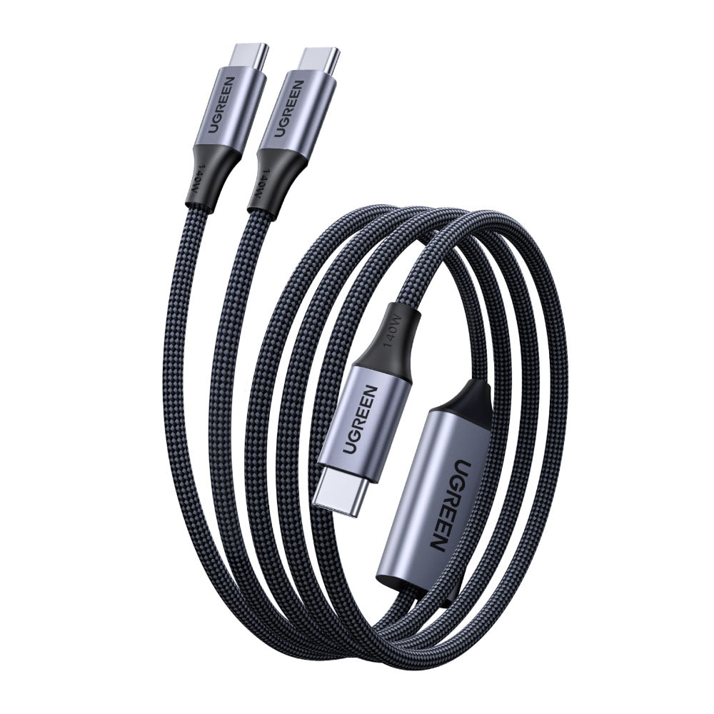 Ugreen L533 75733 USB-C to USB-C 140W Cable 1-to-2 Cable (2M)