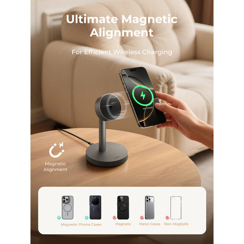 Aukey MagFusion LC-MC111 1X Qi2.2 Fast Wireless Charger