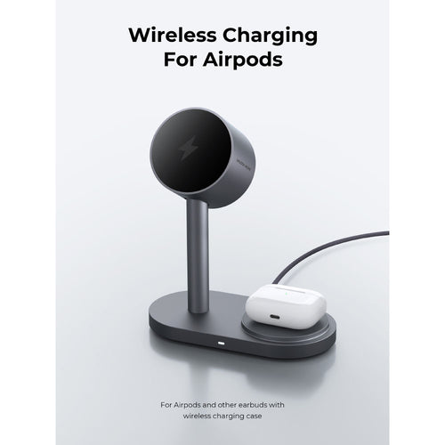 Aukey MagFusion LC-MC213 2X 2-in-1 Qi2.2 Fast Wireless Charging Station