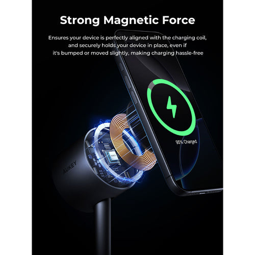 Aukey MagFusion LC-MC213 2X 2-in-1 Qi2.2 Fast Wireless Charging Station