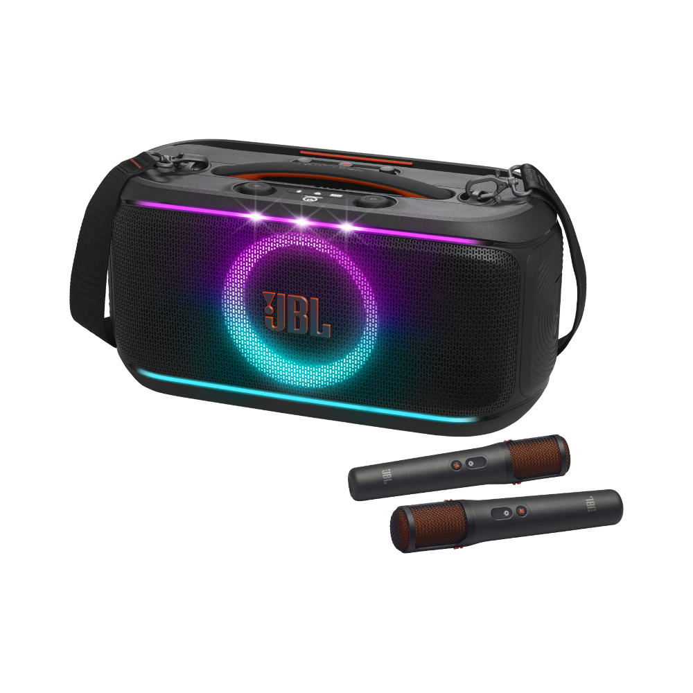 JBL Partybox On-The-Go 2 Karaoke Party Speaker (Black)