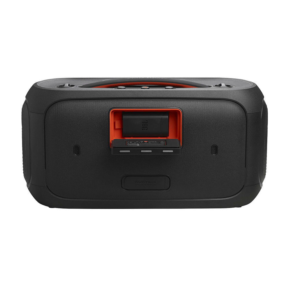JBL Partybox On-The-Go 2 Plus Party Speaker with Microphones (Black)