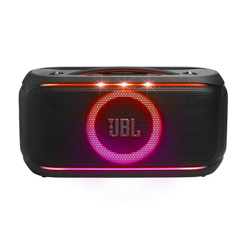 JBL Partybox On-The-Go 2 Plus Party Speaker with Microphones (Black)