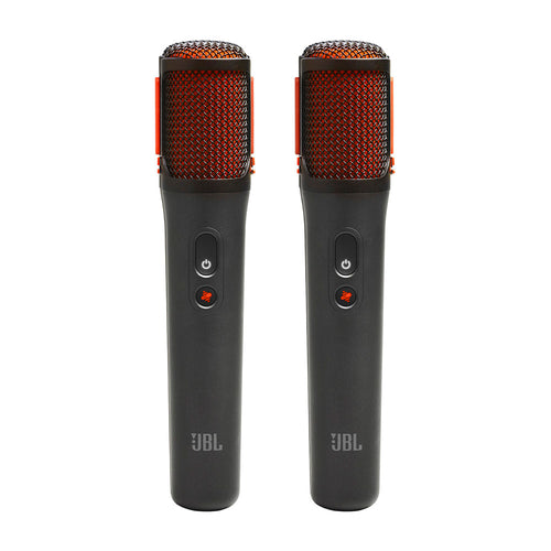 JBL Partybox On-The-Go 2 Plus Party Speaker with Microphones (Black)