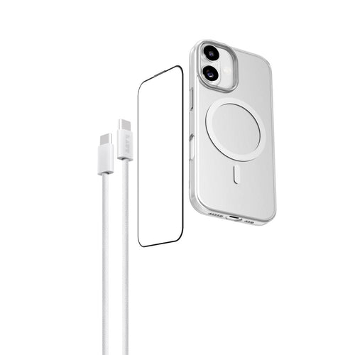 Laut iPhone 17 6.3 (2025) Clear L_IP25A_CR_BUN Bundle Crystal Clear Prime GLS Edge Cable