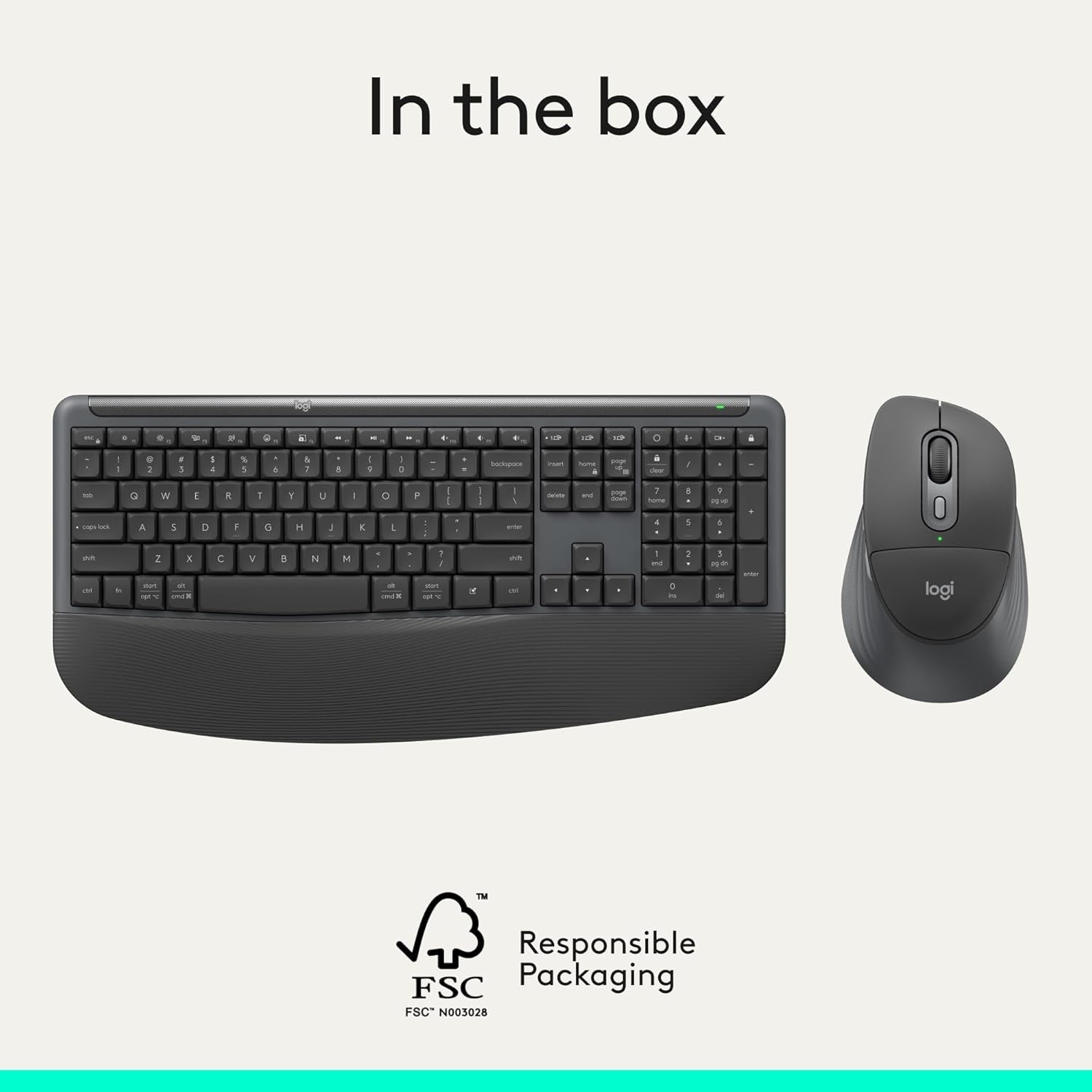 Logitech MK880 Signature CP Wireless Combo Graphite/4