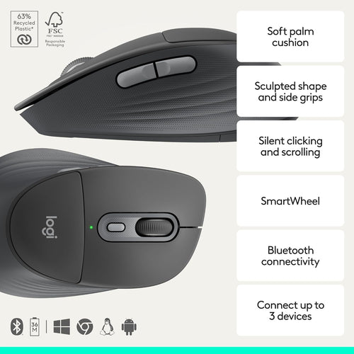 Logitech MK880 Signature CP Wireless Combo Graphite/4