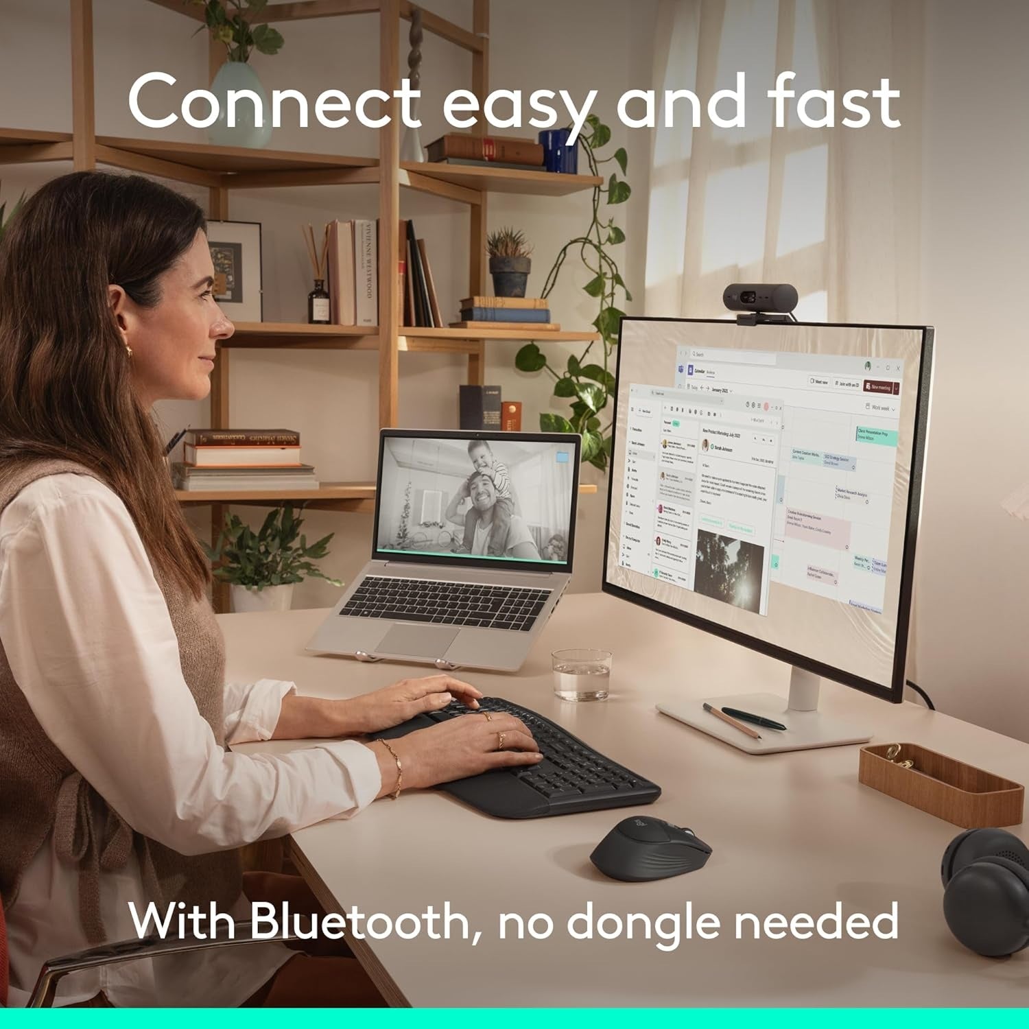 Logitech MK880 Signature CP Wireless Combo Graphite/4