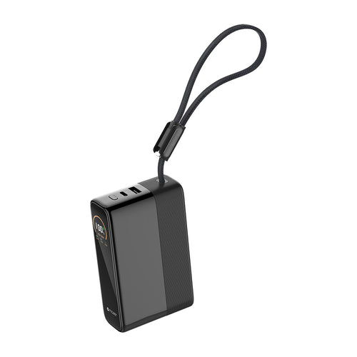 Mazer M-Ai-PC130L20-V7 PowerCharge PD 130W 20,000mAh with Built-in C Cable - Black