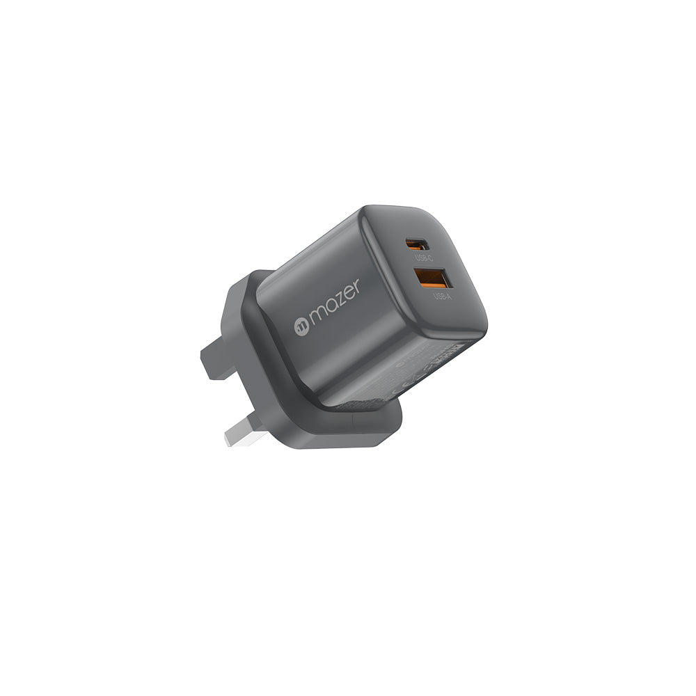 Mazer M-G35W-V6UK PrestigeGaN Multi Device Fast Charging 35W 1C1A - Grey