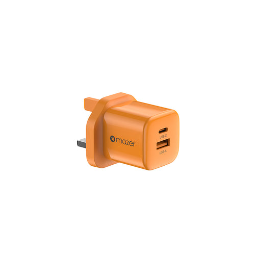 Mazer M-G35W-V6UK PrestigeGaN Multi Device Fast Charging 35W 1C1A - Sunset Orange