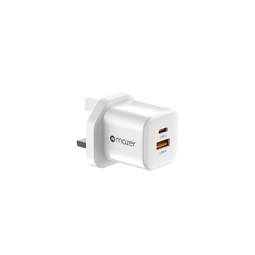 Mazer M-G35W-V6UK PrestigeGaN Multi Device Fast Charging 35W 1C1A - White
