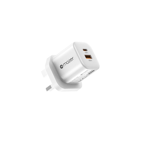 Mazer M-G35W-V6UK PrestigeGaN Multi Device Fast Charging 35W 1C1A - White