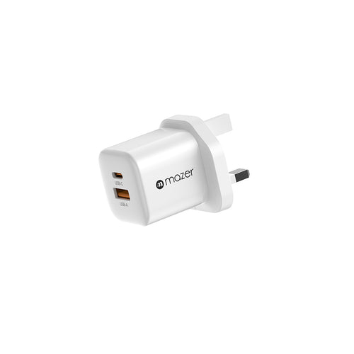 Mazer M-G35W-V6UK PrestigeGaN Multi Device Fast Charging 35W 1C1A - White