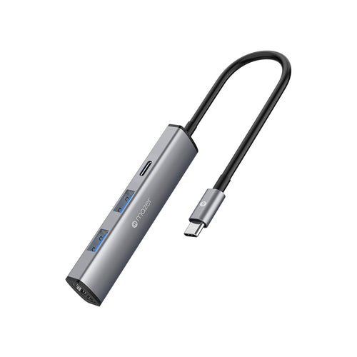 Mazer M-Hub51-GY Infinite Link Hub Slim USB-C 4-in-1 Multimedia Mobile Hub