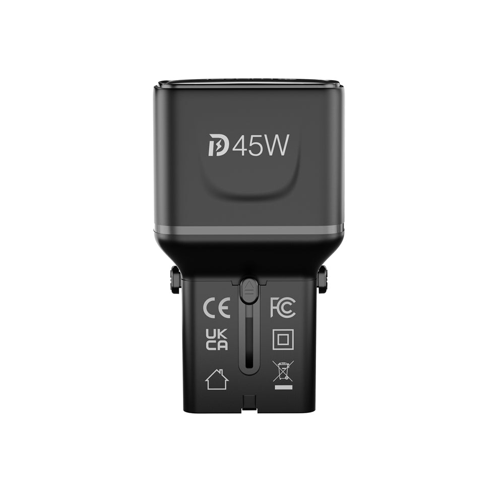 Mazer M-IFTravel545-BK InfiniteTravel Pocket GaN PD45W 2C (Black)