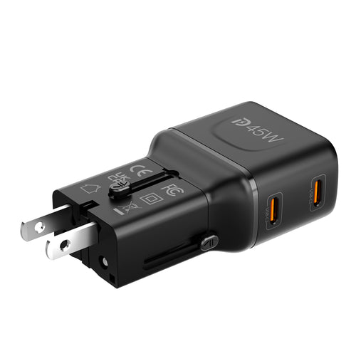 Mazer M-IFTravel545-BK InfiniteTravel Pocket GaN PD45W 2C (Black)