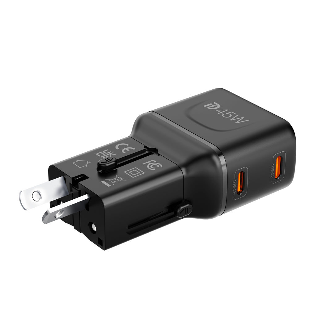 Mazer M-IFTravel545-BK InfiniteTravel Pocket GaN PD45W 2C (Black)