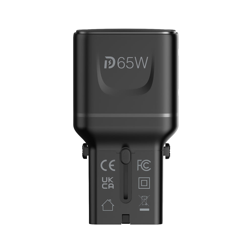 Mazer M-IFTravel565-BK InfiniteTravel Pocket GaN PD65W 2C (Black)