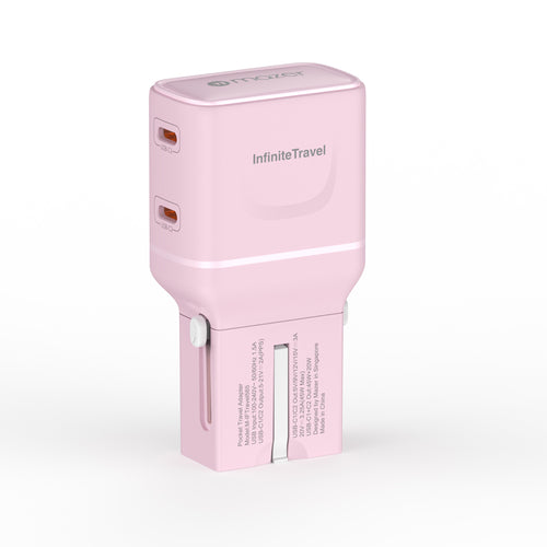 Mazer M-IFTravel565-PK InfiniteTravel Pocket GaN PD65W 2C (Pink)