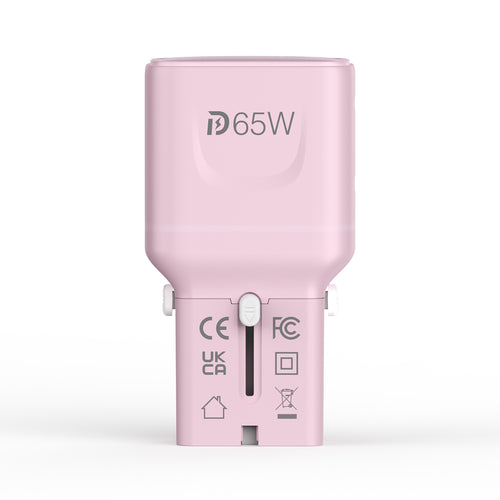 Mazer M-IFTravel565-PK InfiniteTravel Pocket GaN PD65W 2C (Pink)