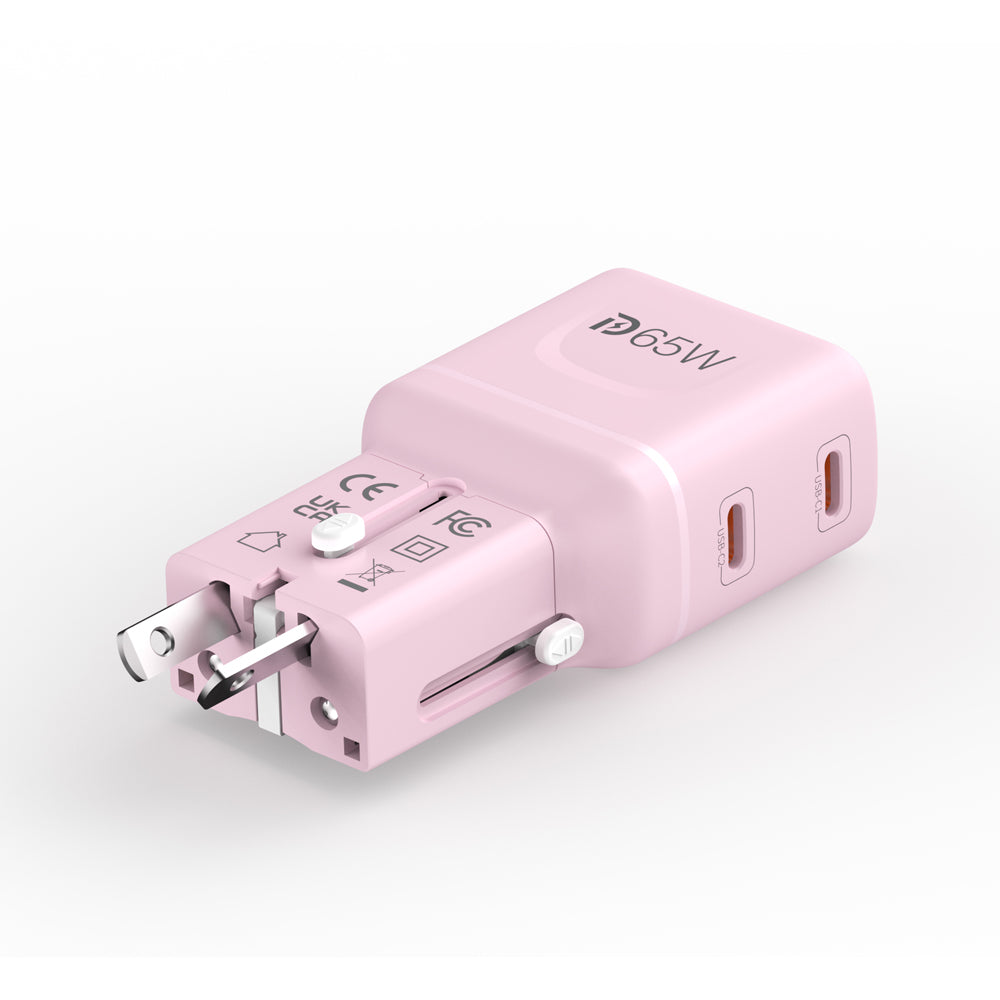 Mazer M-IFTravel565-PK InfiniteTravel Pocket GaN PD65W 2C (Pink)
