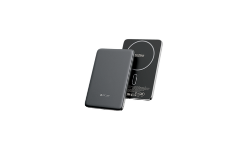 Mazer SolidCore Air 15W Ultra Slim 5000mAh SSB CCC+QR Powerbank Black Grey (M-MagAir39-BG)