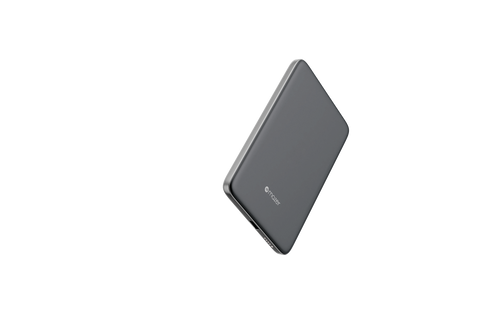 Mazer SolidCore Air 15W Ultra Slim 5000mAh SSB CCC+QR Powerbank Black Grey (M-MagAir39-BG)