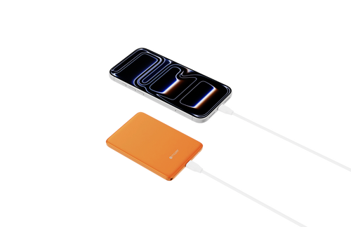 Mazer SolidCore Air 15W Ultra Slim 5000mAh SSB CCC+QR Powerbank Sunset Orange ( M-MagAir39-SO)