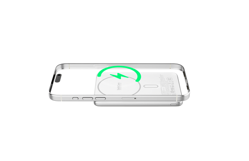 Mazer SolidCore Air 15W Ultra Slim 5000mAh SSB CCC+QR Powerbank Silver (M-MagAir39-BG)