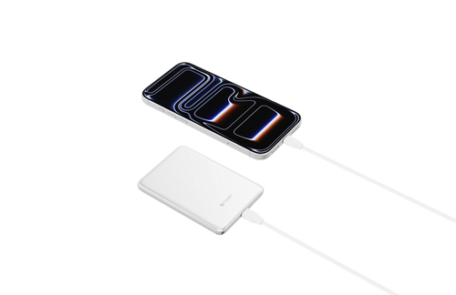 Mazer SolidCore Air 15W Ultra Slim 5000mAh SSB CCC+QR Powerbank Silver (M-MagAir39-BG)