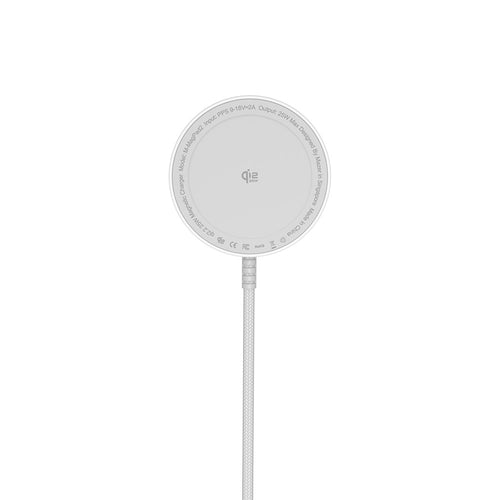 Mazer M-MagPad2 qi2.2 25W Wireless Charging Pad with 1.5M Cable (White)