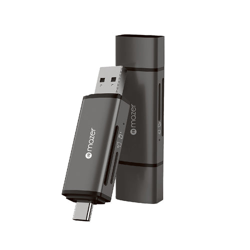 Mazer M-OTG2CARD-Duo USB3.0 High Speed Dual Card Reader to SD/TF