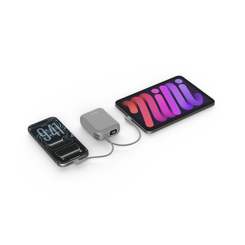 Mazer M-PC35CC PowerCharge Nano 10000mAh PD35W C-Cable Power Bank (CCC Certified) - Grey