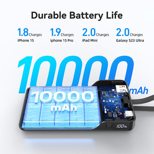 Mazer M-PC35L10V3-BG PowerCharge LINK CCC 10000mAh PD35W (Black Grey)