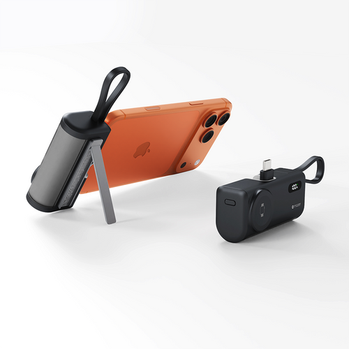 Mazer M-PC5.0W PowerCharge Pocket 2 5,000 mAh PD20W with Apple Watch Charger PB (CCC Certified) - Black Grey