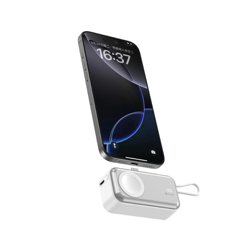 Mazer M-Pocket5.0W-WH PowerCharge Pocket2 5000mAh PD20W Power Bank (White)