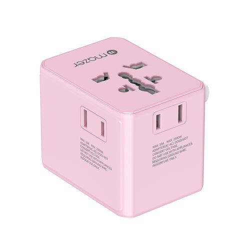 Mazer M-TC270 InfiniteTravel PD70W 3C2A Travel Adapter - Pink