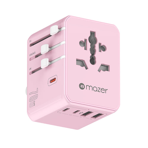 Mazer M-TC270 InfiniteTravel PD70W 3C2A Travel Adapter - Pink