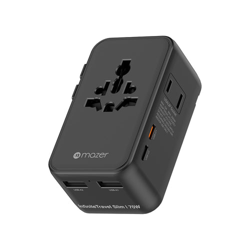 Mazer M-TC670Slim InfiniteTravel Slim PD70W Universal GaN Travel Charger