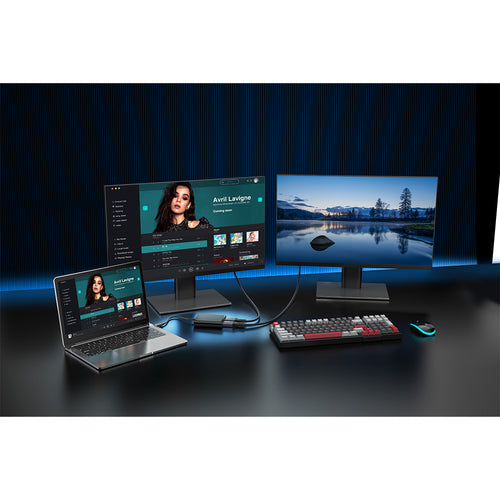 Mazer M-UC40 USB-C to 2 Dual HDMI Adapter MST Extended 2 Monitors 4K/60Hz