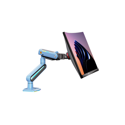 Northbayou M8 Gaming Monitor Arm Blue with RGB